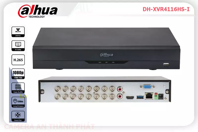 Đầu ghi hình 16 kênh dahua DH-XVR4116HS-I,thông số DH-XVR4116HS-I,DH XVR4116HS I,Chất Lượng